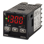 Регуляторы температуры с настройкой с помощью DIP-переключателя. Серия E5CSV.