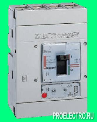 Автоматический выключатель DPX 630 3 полюса 400А эл.расцепитель S1 | арт. 25610