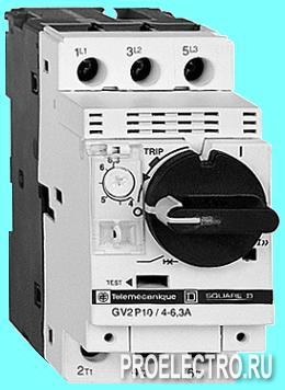 Автоматический выключатель GV2 с магнитным расцепителем 10A | арт. GV2L14