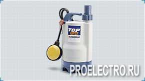 Одноканальные погруженные электронасосы (для сточных вод) Pedrollo TOP-VORTEX