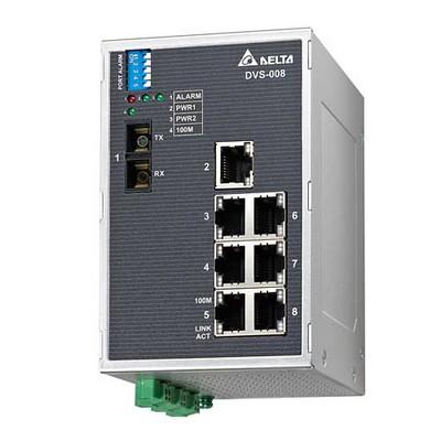 DVS-008W01-MC01 Неуправляемый коммутатор Ethernet, 8 портов, -40...+75 С