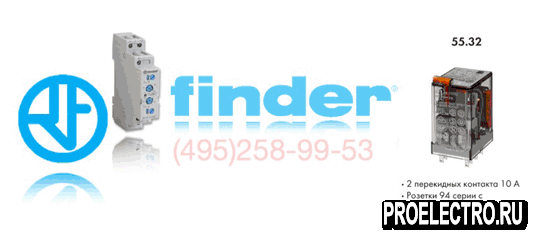 Реле Finder 55.32.9.060.0060 Миниатюрное универсальное реле