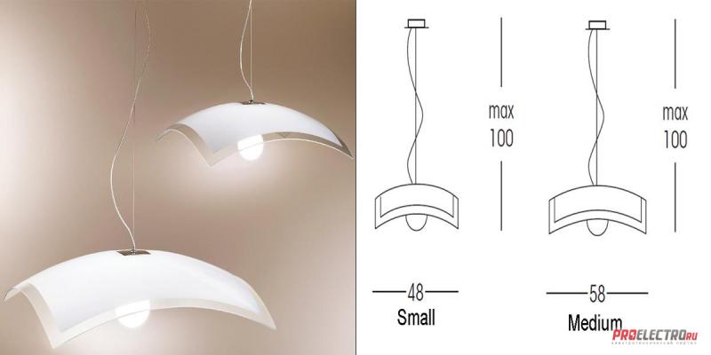 Linea Light светильник MILLE Suspension Light, Depends on lamp size