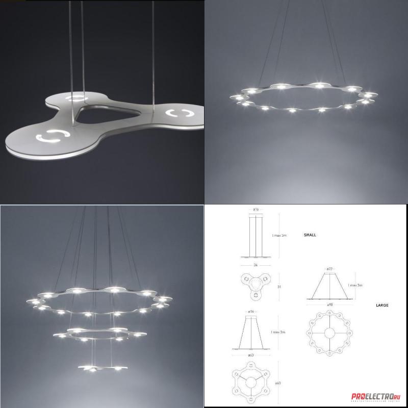Lumen <strong>Center</strong> Italia светильник Flat Ring Pendant Light, Depends on lamp size