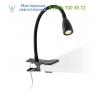 LOKE-2 LED Black clip reading lamp 41022 Faro, светильник