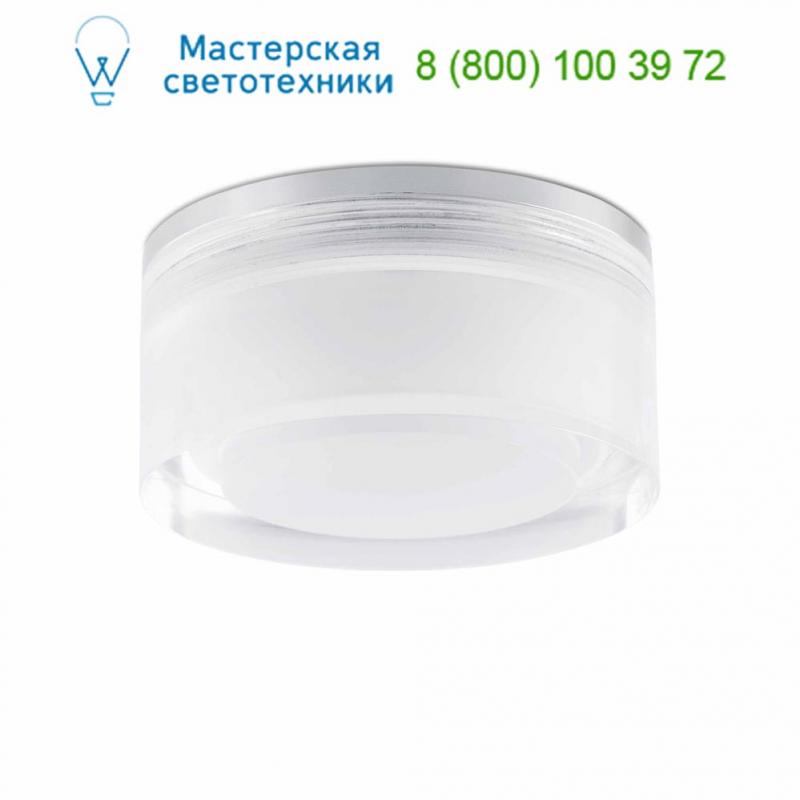 EBBA LED White and transparent recessed lamp Faro 42919, точечный светильник