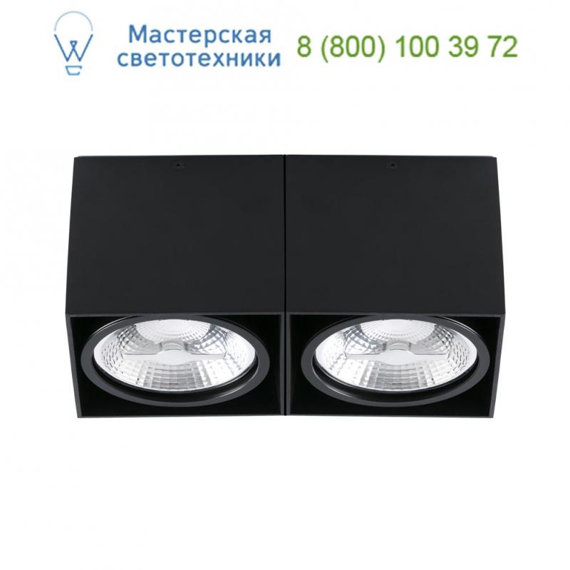 63277 TECTO-2 Black ceiling lamp AR111 Faro, потолочный светильник