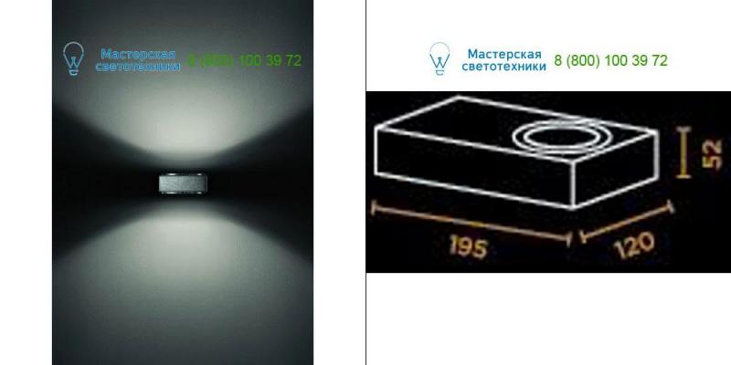 90150-MH IP44.de anodised alu, накладной светильник