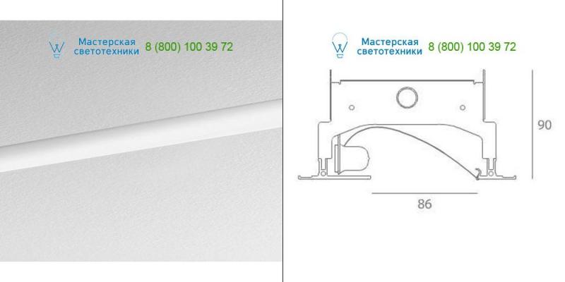 M172301 Artemide Architectural gray, светильник > Ceiling lights > Recessed lights