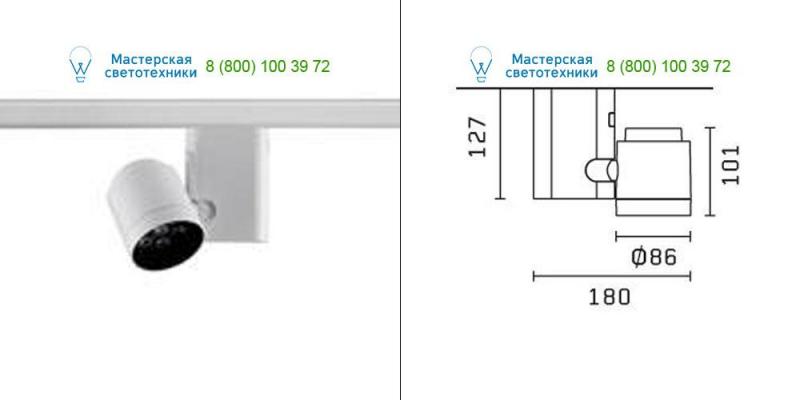 <strong>FLOS</strong> Architectural 09.2405.02 gray, светильник > Ceiling lights > Track lighting