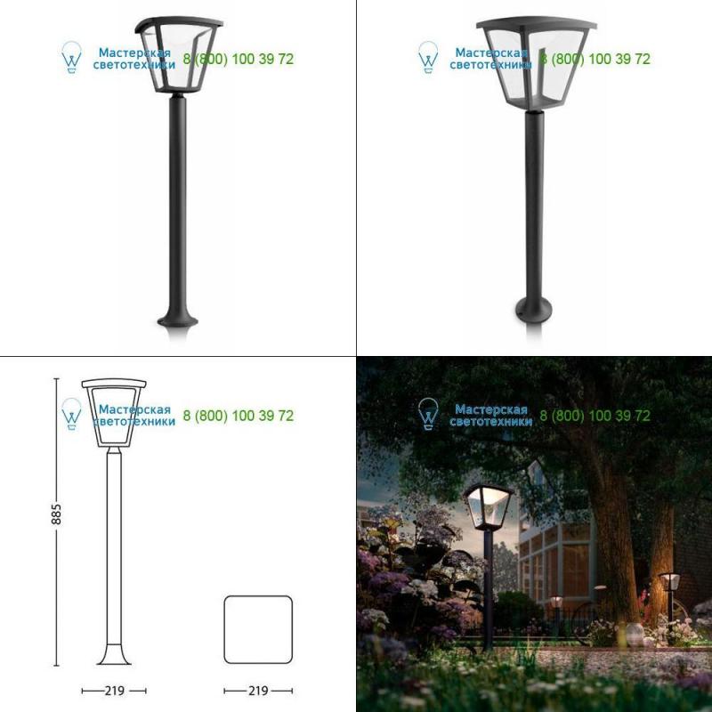 <strong>Philips</strong> black 154843016, Outdoor lighting > Floor/surface/ground > Bollards