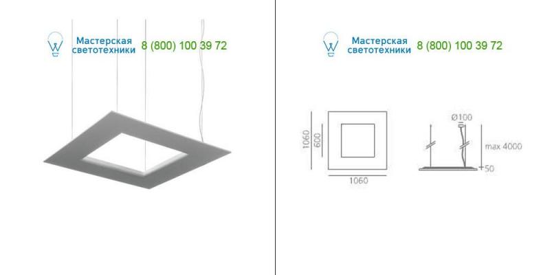 Artemide Architectural M173021 white, подвесной светильник