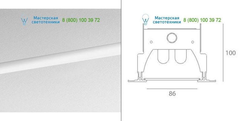 Artemide Architectural gray M172001, светильник > Ceiling lights > Recessed lights