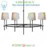 Bryant Large Ring Chandelier TOB 5024AN-NP Visual Comfort, светильник