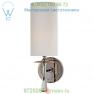 Visual Comfort Drunmore Wall Sconce with Linen Shade ARN 2018BZ/CG-L, настенный светильник
