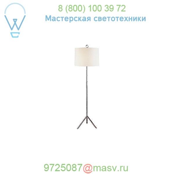 Meurice Polished Nickel Floor Lamp Robert Abbey S651X, светильник