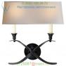 CHD 1191AN-NP Cross Bouillotte Wide Wall Sconce Visual Comfort, настенный светильник