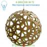 Coral Pendant Light (Natural and Lime/16 inch) - OPEN BOX RETURN  David Trubridge, светильник