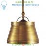 Visual Comfort Sloane Shop Pendant Light (Brass with Brass Shade)-OPEN BOX, светильник