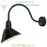 Troy RLM Lighting OB-RA10MBK3LL23 Angle Reflector Outdoor Wall Sconce (Blk/10In23In) - OPENBOX, 