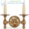 Visual Comfort Classic Double Wall Sconce SL 2816AN, настенный светильник бра