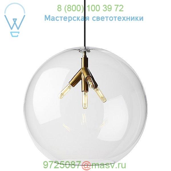 Tech Lighting 700TDPLAPQCR-LED927 Palla Quatnik Pendant Light, подвесной светильник
