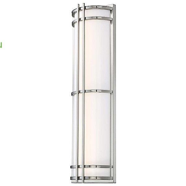 Skyscraper Tall Outdoor LED Wall Sconce WS-W68627-BZ Modern Forms, уличный настенный светильник
