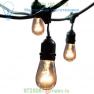 810002 Bulbrite String Lights with S-Shape Lamps, уличный потолочный светильник