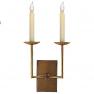 Visual Comfort OB-SL 2866HAB Right Angle Wall Light (Hand-Rubbed Antique Brass/2) - OPEN BOX RET