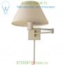 92000D AN-L Classic Swing Arm Wall Sconce with Linen Shade Visual Comfort, бра