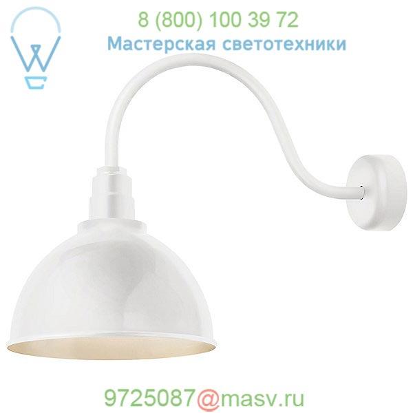 Deep Reflector Outdoor Wall Sconce(White/12in/23in)-OPEN BOX OB-RD12MWT3LL23 Troy RLM Lighting, опенбокс