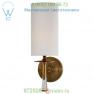 ARN 2018BZ/CG-L Visual Comfort Drunmore Wall Sconce with Linen Shade, настенный светильник